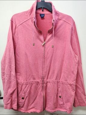 Basic Editions Zip-Up Utility Jacket Size XXL